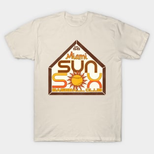 Defunct Miami Sun Sox Baseball Team T-Shirt